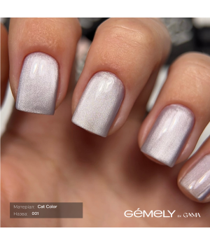 Гель-лак Gemely Cat color №001, 6 мл HEMA/TPO free